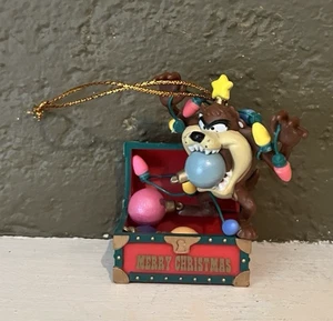 1995 WARNER BROS LOONEY TUNES TASMANIAN DEVIL ORNAMENT - Bild 1 von 6