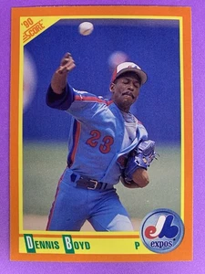 1990 Score Rookie & Traded  #24T   Dennis Boyd   P  Montreal Expos - Picture 1 of 2