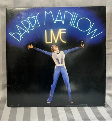 Barry Manilow LIVE Vinyl 2 Album LP Arista Records Good Condition Open In Wrap - Image 1 of 4