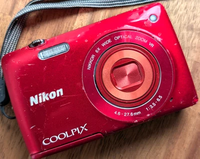Exc Nikon COOLPIX S4300 Compact Digital Camera zoom 16MP 6x English Japan Red - Image 1 of 4