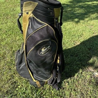 Cobra Tour Cart Golf Bag Six Way Divider W/Rain Cover Cobra Towel 7 Pockets - Image 1 of 4