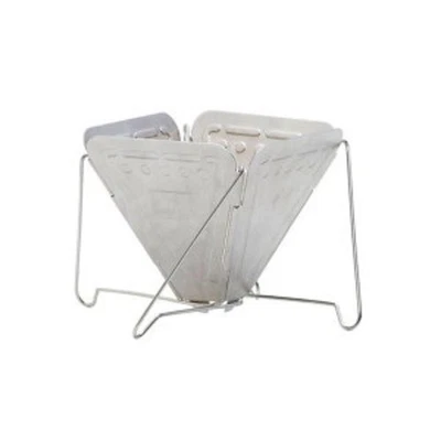 Goteador de café plegable Sow Peak CS-113 acero inoxidable forma fogata altura 96 mm Foto 1 de 4