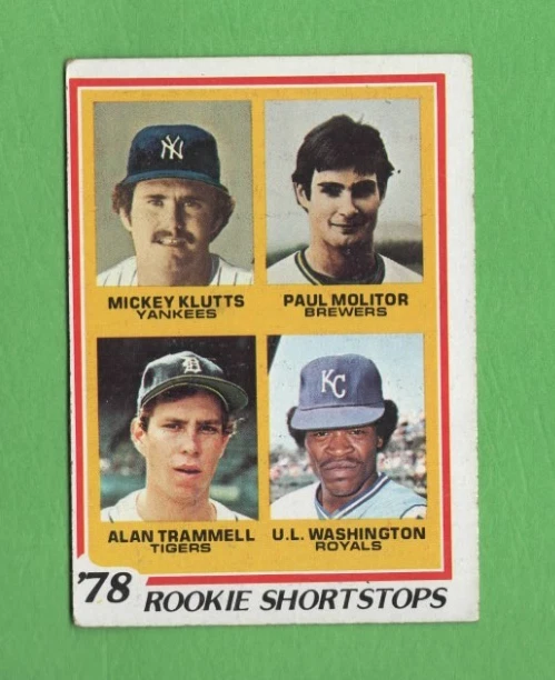 Paul Molitor Topps Rookie Baseball Trading Card Singles for sale