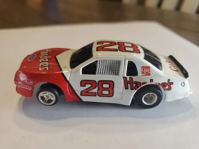 Tyco HO Slot Car  *HARDEE'S Ford T-Bird #28* w/ Chassis- (440x2) Tested Runs - Image 1 of 4