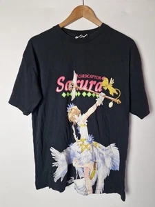 Cardcaptor Sakura Clear Card Women's Black T-shirt Label S 10/12 UK Size Primark - Picture 1 of 6