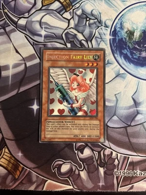 (48) Yu-Gi-Oh! TCG Injection Fairy Lily LOD-100 Secret Rare Unlimited MP - Image 1 of 4