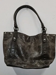Frye Brown Handbag Melissa Purse Large Leather Bag - Picture 1 of 11