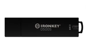 Kingston Technology IronKey 64GB D500S FIPS 140-3 Lvl 3 (Pending) AES-256 - Afbeelding 1 van 5
