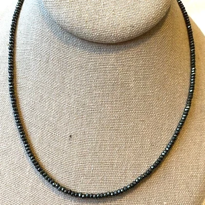 Collar de cuentas iridiscentes vintage de bronce Milor Italia 19" Foto 1 de 4