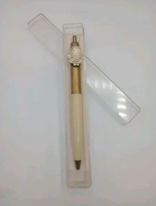 Religiöser Kugelschreiber Deko Kreuz mit Kunststoffetui Unikat USA Vintage - Bild 1 von 8