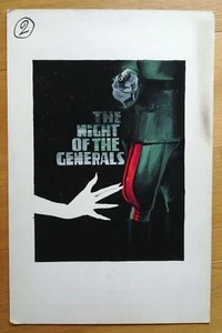 NUIT DES GENERAUX o'toole maquette original ARTWORK affiche cinema '67 kerfyser - Picture 1 of 1
