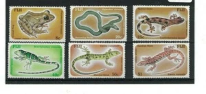 MBC106) Fiji 1986 Reptiles and Amphibians MUH  - Picture 1 of 1