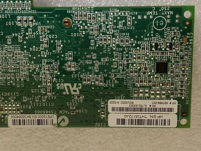 HP 8GB Single Port Fiber Channel HBA AJ762-63003 // 697889-001 No SFP - Image 1 of 2