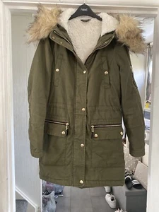 Parka Winter Coat Size 8 Miss Selfridge - Picture 1 of 6