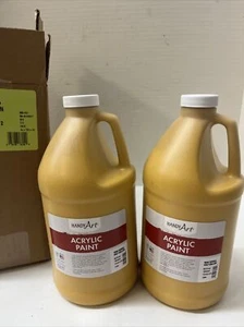 Handy Art Acrylic Paint Half Gallon RAW SIENNA QTY 2 (half Gallons ) - Picture 1 of 4