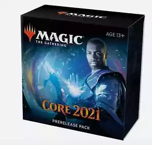Magic The Gathering Magic The Gathering Core Set 2021 Paquete de prelanzamiento Kit de dados promocionales 6 paquetes NUEVO - Imagen 1 de 1