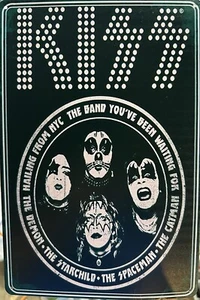 Blechschild KISS 9x12 Rustikal Mancave Garage - Bild 1 von 2