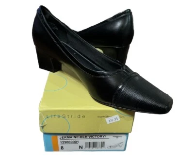 Tacones gruesos Life Stride Jermaine negros Victory para mujer talla US 8 N Foto 1 de 4
