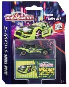 Majorette Japan Series Tuning Parts Nissan Cefiro A31 green. Blister Card - Picture 1 of 1