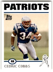 2004 Topps Cedric Cobbs Rookie #365 New England Patriots - Picture 1 of 2