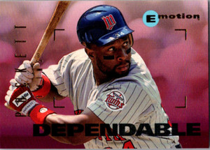 Kirby Puckett 1995 SkyBox E-Motion #58 Baseball Card