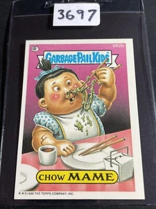 1988 Topps Garbage Pail Kids Card GPK Series 15 OS15 582b Chow Mame NDC MT - Picture 1 of 3