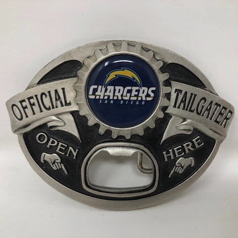 Siskiyou San Diego Chargers Official Tailgater Bottle Opener Belt Buckle LA Cover
