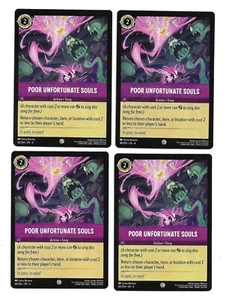 4 Lorcana Arme Unglückliche Seelen #60/204 Ursulas Rückkehr Spielset X4 - Bild 1 von 2