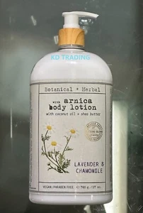 Botanical + Herb ARNICA BODY LOTION Coconut Oil Shea LAVENDER CHAMOMILE 400ml - Picture 1 of 3