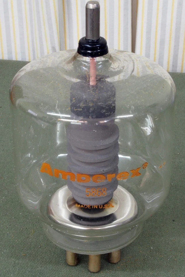 AMPEREX (TB4/1250) 5868 INDUSTRIAL RF OSCILATOR TUBE - image 1 of 3