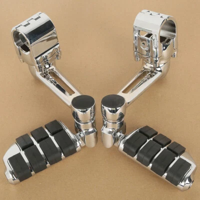 Reposapiés de montaje macho para motocicleta Honda Goldwing 1800 GL1800 cromado Foto 1 de 4