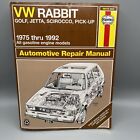 VW Rabbit Golf Jetta Scirocco Pick-up 75-92 Repair Manual Haynes 96016