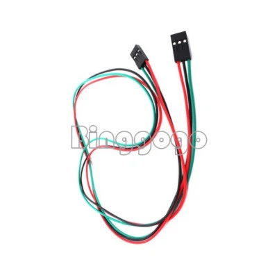 MARKENLOS 2Stks 70cm 3Pin Cable Set Female-Female Jumper Wire for Arduino 3D Printer