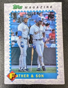 1990 Topps Magazine Father & Son - Ken Griffey Jr #TM27 - Fast Shipping - Picture 1 of 2