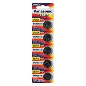 5 x Fresh PANASONIC CR 2025 CR2025 CR-2025 LITHIUM COIN CELL Battery Exp 2033 - Picture 1 of 3