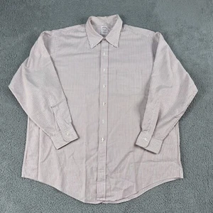 VTG Brooks Brothers the Original Polo Dress Shirt Supima Cotton Sz 18 35 - Picture 1 of 4