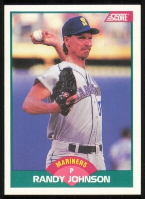 1989 Score Rookie/Traded #77T Randy Johnson - Image 1 of 2