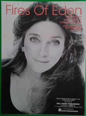 1990 Fires of Eden Sheet Music Judy Collins Photo Cover P/V/G NOS 2 Octave Voice - Image 1 of 4