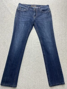 DL1961 Jeans Womens 32x30 Blue Denim Mid Rise Dark Washed Kate Slim Straight - Picture 1 of 15