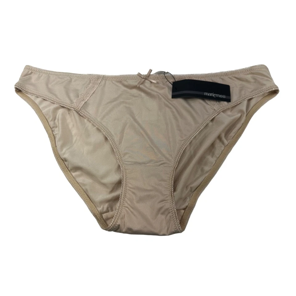 Marie Meili Women's Size Large Panty Bikini Brief Beige New With Tags - Image 1 of 4