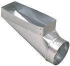 6 Pack - HVAC Register End Boot, Galvanized, 3.25 x 10 to 6-In. -GV0665-C