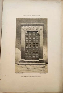 1887 RESIDENZA ARTE RIGATTIERI RICORDI VECCHIO MERCATO FIRENZE Mattani Carocci - Imagen 1 de 2