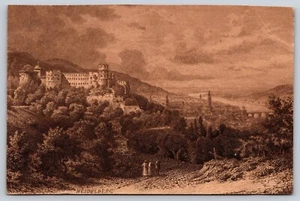 Cartolina Heidelberg Germania artista - Foto 1 di 2