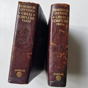 Francisco de Quevedo - Obras completas - Prosa / Verso - Aguilar - Picture 1 of 6
