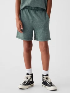 NWT Gap Kids Pull On Drawstring Shorts Youth Boys Size XL 12 Jersey Soft Green e - Picture 1 of 9