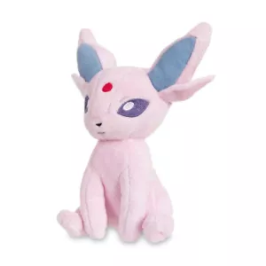 Plush Pokemon Fit Espeon Sitting Cuties Center Exclusive New w/ Tag Original - Imagen 1 de 3