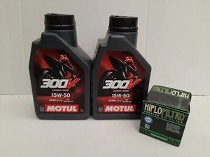 Motul 300V 4T 15W50 / Filtro de aceite KTM 505 SX Quad año 09 - 12 - Imagen 1 de 1