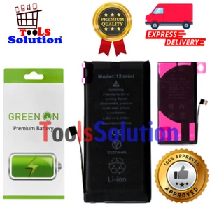 BATTERIA DI RICAMBIO PER IPHONE 12 MINI PILA DA 2227 mAh ORIGINALE GREEN ON - Imagen 1 de 1