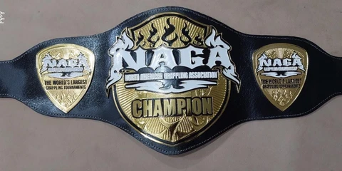 NAGA North American Adult size 4mm Grappling Association Championship Belt title Cover