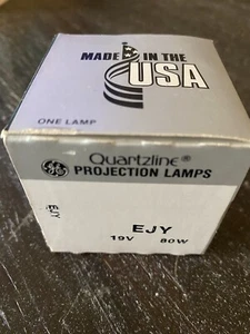 GE EJY 80 VATIOS 19V Bombilla de Proyección de Fotos Estudio/Médico/Dental Lámpara Nuevo de Lote Antiguo - Imagen 1 de 4